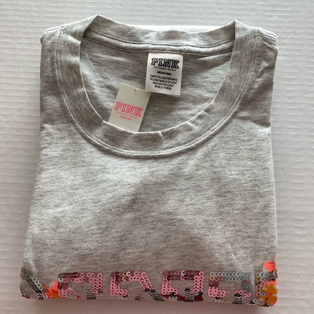 Victoria’s Secret Pink Bling Long Sleeve Tee - Picture 5 of 7